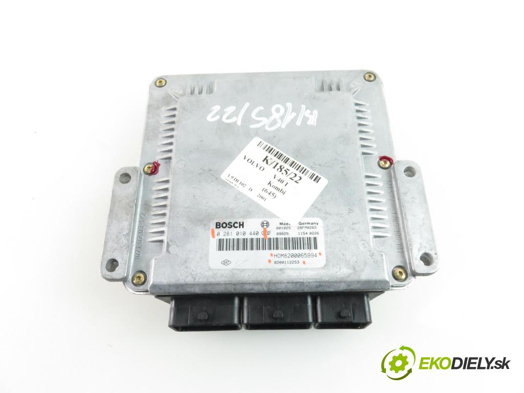 VOLVO V40 Kombi (645) KOMBI 2000 1870,00 Sterowniki silnika 1870,00 Riadiaca jednotka Motor 0281010440;HOM8200065994;8200112253
