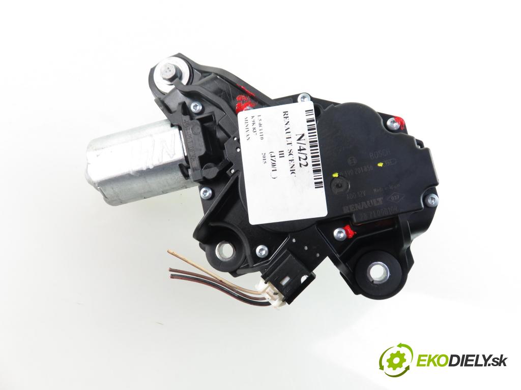 RENAULT SCENIC III (JZ0/1_) MINIVAN 2015 81,00 1.5 dCi 110 - K9K 837 1461,00 motorek stěrače ZADNÍ: 0390201856 ; 287100010R