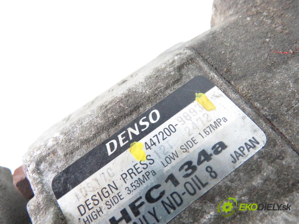 HONDA ACCORD VI (CK, CG, CH, CF8) SEDAN 1999 1997,00 Kompresory klimatyzacji 1997,00 KOMPRESOR: klimatizace 4472009893 (Kompresory)