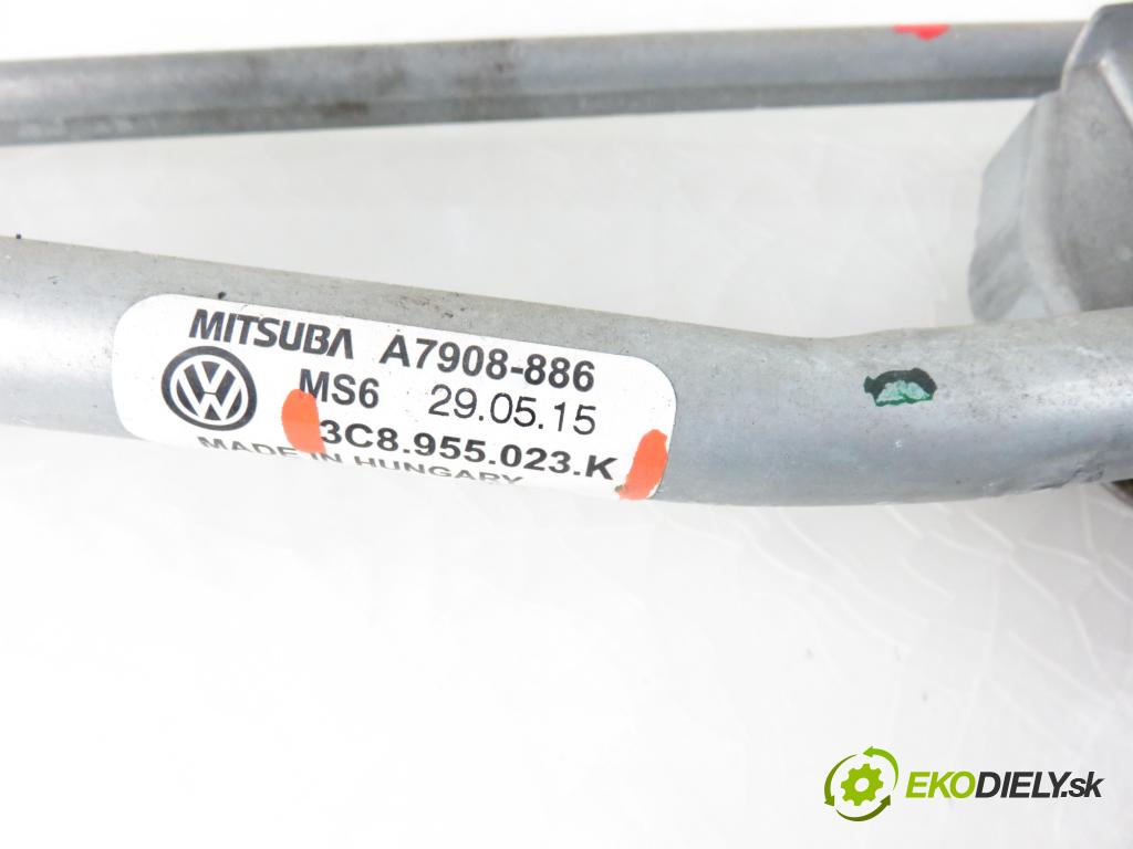 VW CC (358) SEDAN 2015 1395,00 Mechanizmy wycieraczek 1395,00 Motorček stieračov 3C8955023K;3C8955119H
