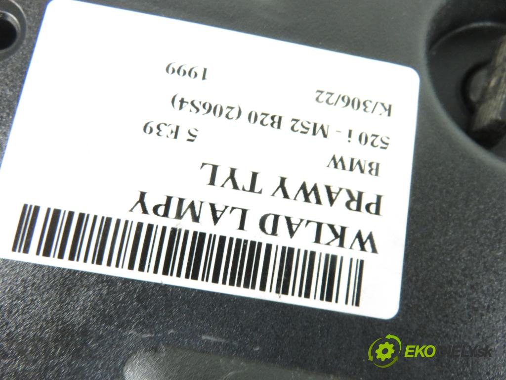 BMW 5 (E39) SEDAN 1999 110,00 520 i - 150 M52 B20 (206S4) 1991,00 vložka svetla pravy zadné 2496338 ; 14603605