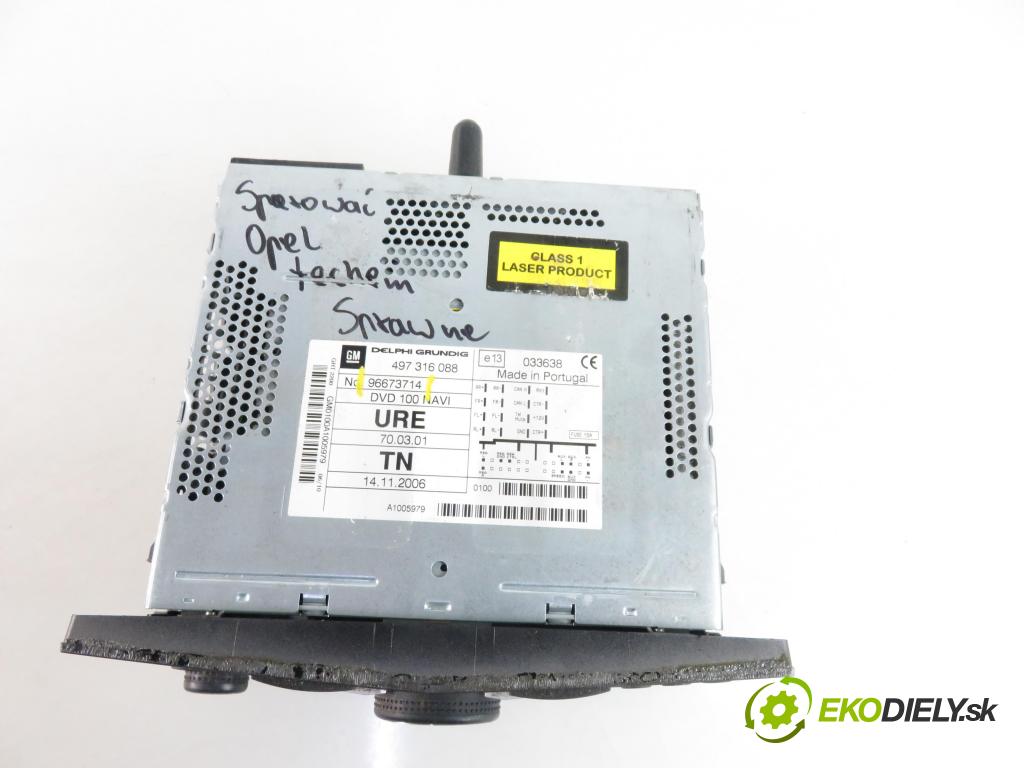 OPEL ANTARA A (L07) SUV 2010 1991,00 Radioodtwarzacze 1991,00 RADIO CD 96673714
