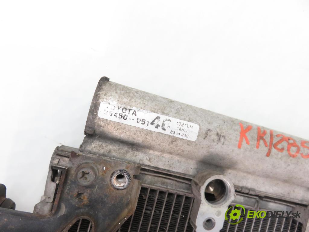 TOYOTA AVENSIS sedan (_T25_) SEDAN 2004 1995,00 Chłodnice klimatyzacji (skraplacze) 1995,00 chladič klimatizácie  (Chladiče klimatizácie)