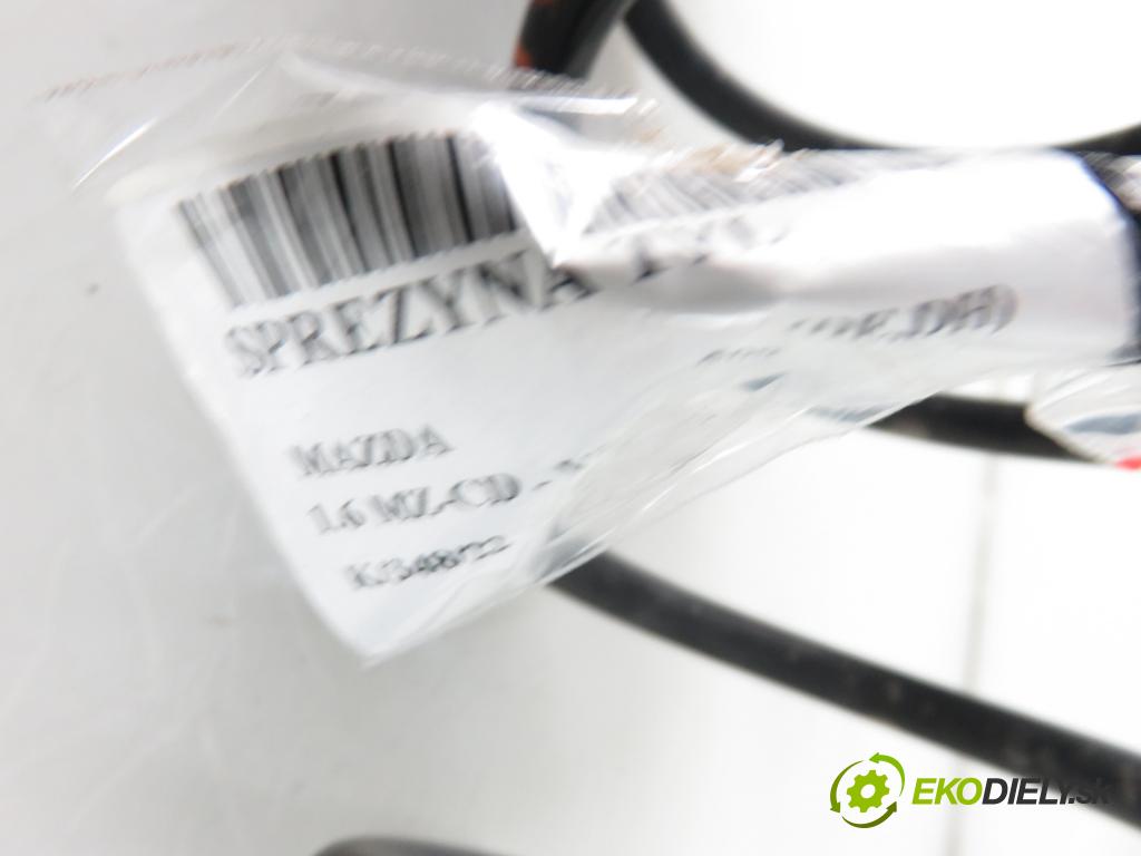 MAZDA 2 (DE_, DH_) HB 2009 66,00 1.6 MZ-CD 16V 90 - Y646 1560,00 Pružina zadné