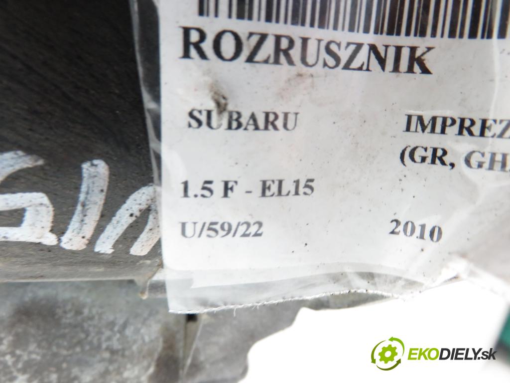 SUBARU IMPREZA liftback (GR, GH, G3) HB 2010 1498,00 Rozruszniki kompletne 1498,00 Štartér M000T30575;23300AA600 (Štartéry)