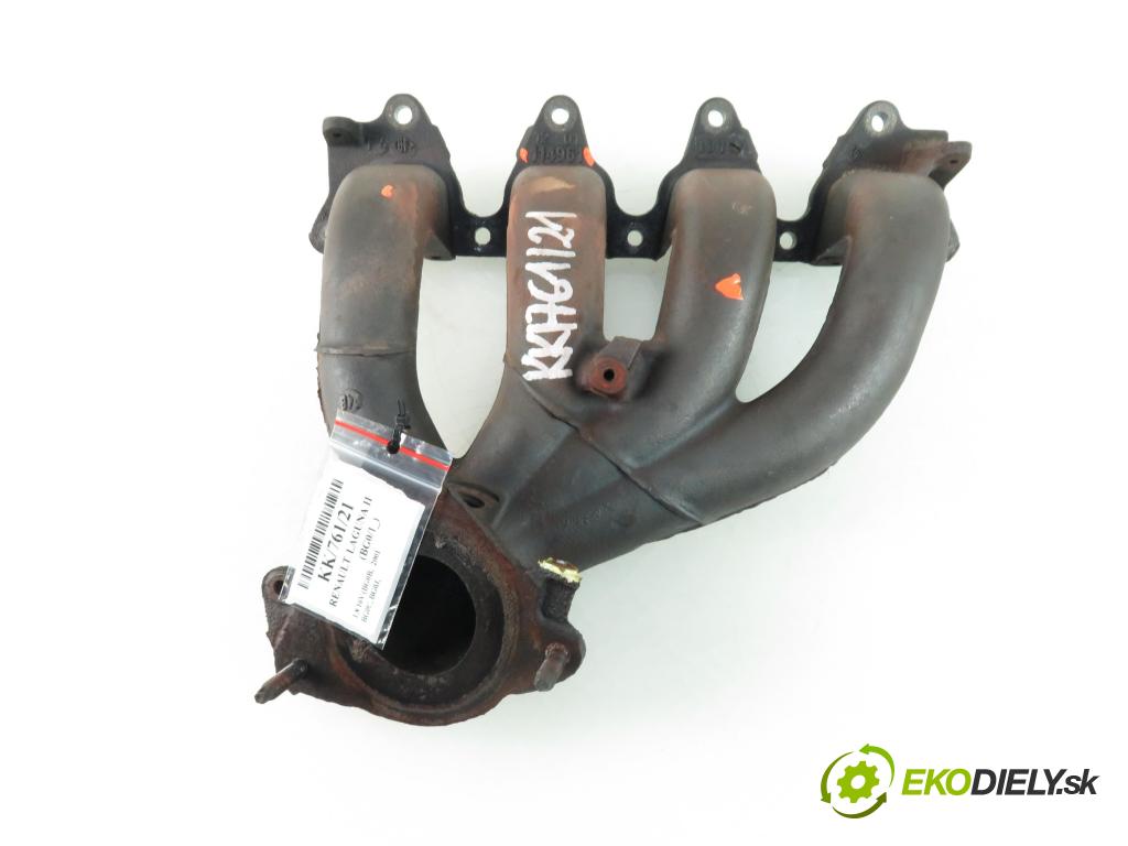 RENAULT LAGUNA II (BG0/1_) LIFTBACK 2002 1783,00 Kolektory wydechowe 1783,00 potrubí VYČERPAT: 114961 (Výfukové potrubí)