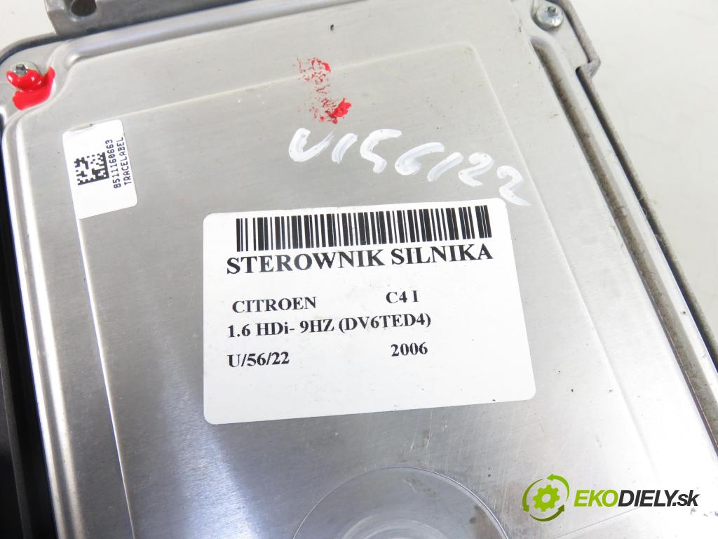 CITROEN C4 I (LC_) HB 2006 1560,00 Sterowniki silnika 1560,00 Riadiaca jednotka Motor 9661204380