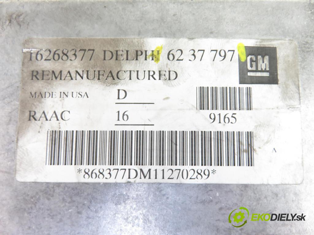 OPEL ASTRA G liftback (T98) HB 1999 1598,00 Sterowniki silnika 1598,00 Riadiaca jednotka Motor 6237797