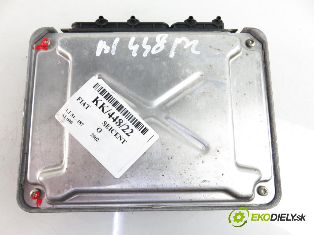FIAT SEICENTO / 600 (187_) HB 2002 1108,00 Sterowniki silnika 1108,00 Riadiaca jednotka Motor 55187043;IAW4AFM9