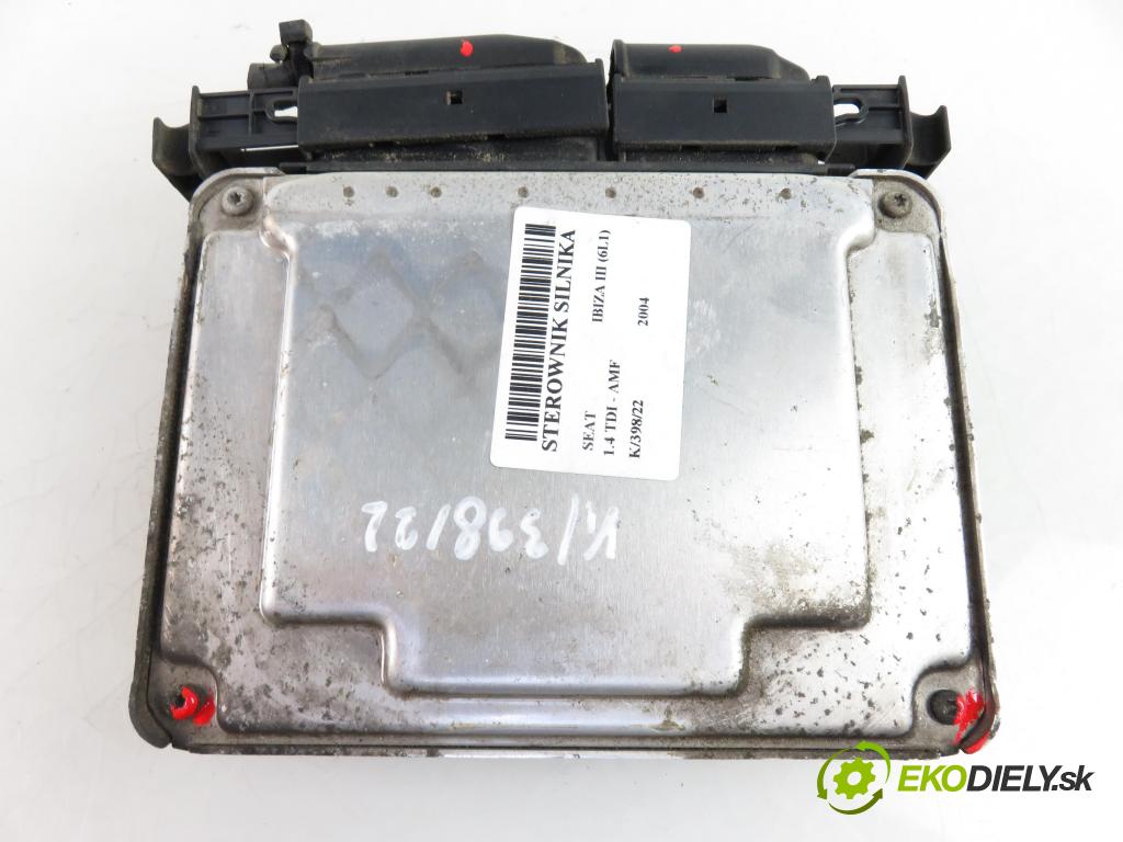 SEAT IBIZA III (6L1) HB 2004 55,00 1.4 TDI 75 - AMF 1422,00 řídící jednotka motora 045906019BG ; 0281011244