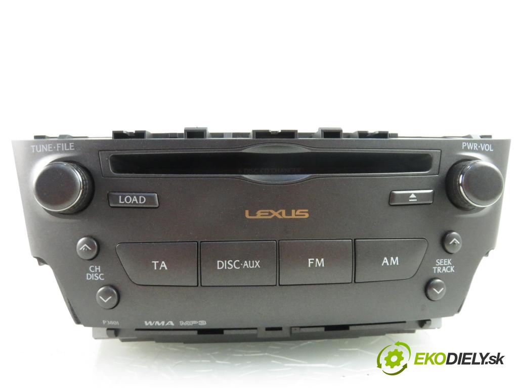 LEXUS IS II (_E2_) SEDAN 2007 2231,00 Radioodtwarzacze 2231,00 RADIO CD 8612053370