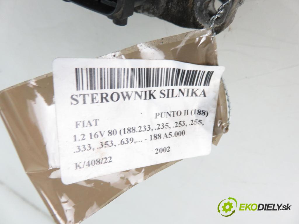 FIAT PUNTO (188_) HB 2002 1242,00 Sterowniki silnika 1242,00 Riadiaca jednotka Motor 0261207901