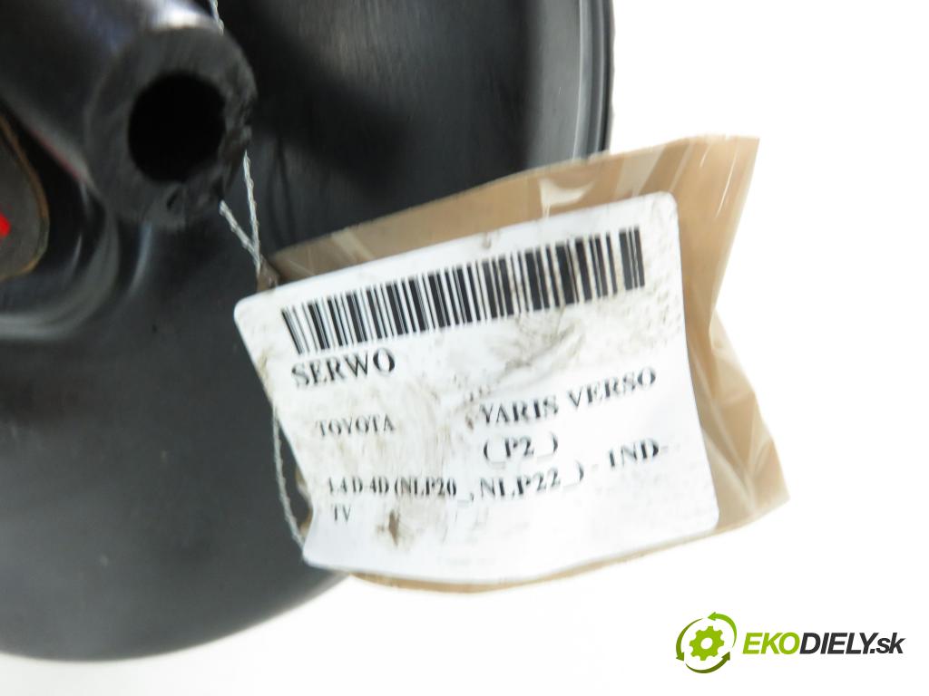 TOYOTA YARIS VERSO (_P2_) MINIVAN 2002 1364,00 Serwa hamulca 1364,00 Posilovač 87402905 (Servočerpadlá, pumpy riadenia)
