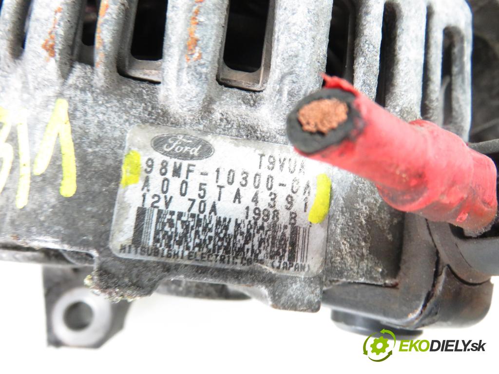 FORD FIESTA IV (JA_, JB_) HB 1998 1242,00 Alternatory kompletne 1242,00 Alternátor 98MF10300CA;A005TA4391 (Alternátory)