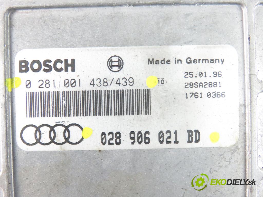 AUDI A4 (8D2, B5) SEDAN 1996 1896,00 Sterowniki silnika 1896,00 Riadiaca jednotka Motor 028906021BD;0281001438;0281001439