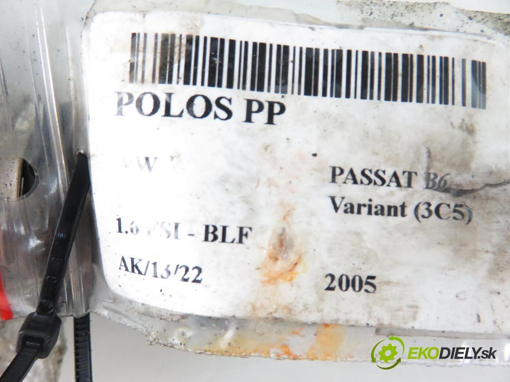 VW PASSAT B6 Variant (3C5) KOMBI 2005 1598,00 Półosie 1598,00 Poloos PP