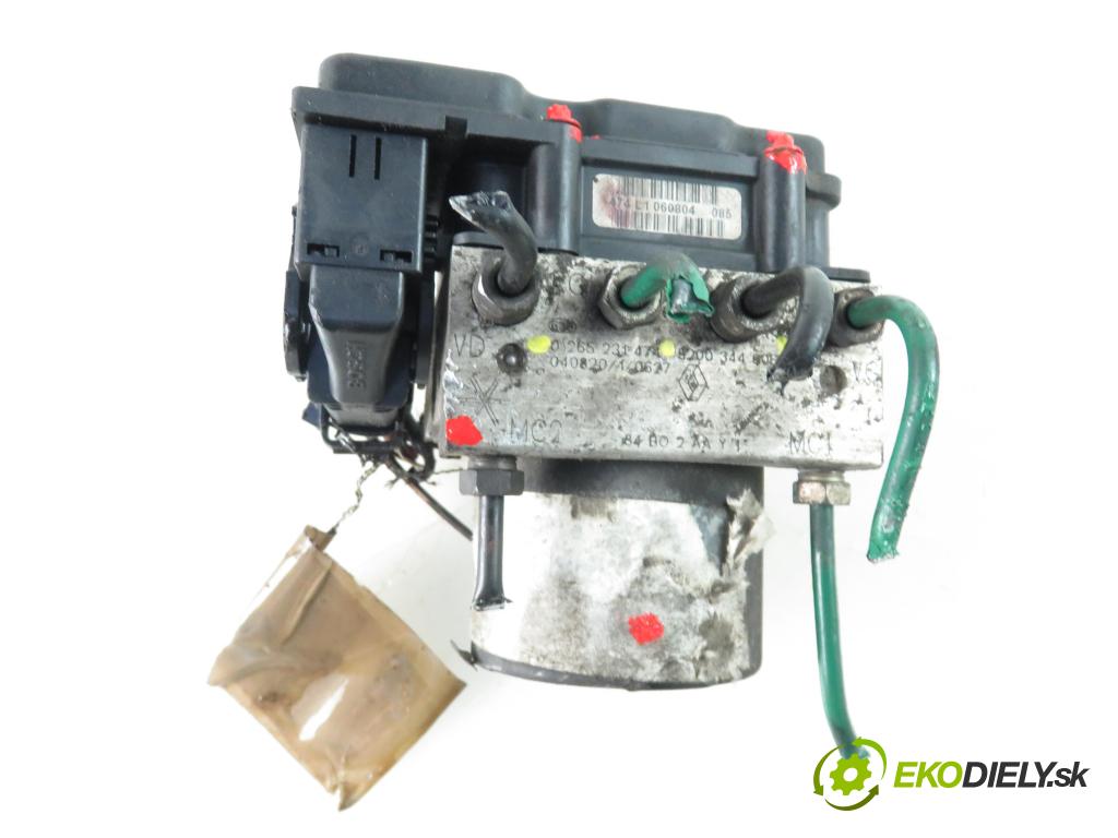 RENAULT SCENIC II (JM0/1_) MINIVAN 2004 1870,00 Sterowniki ABS 1870,00 pumpa ABS 0265231474;8200344006;0265800387 (Pumpy brzdové)