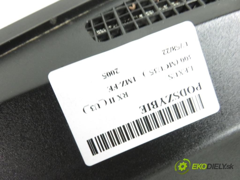 LEXUS RX (_U3_) SUV 2005 2995,00 Podszybia 2995,00 Torpédo, plast pod čelné okno 5570848040 (Torpéda)