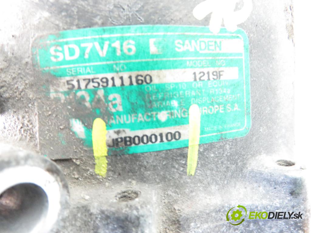 MG MG ZR HB 2002 1796,00 Kompresory klimatyzacji 1796,00 KOMPRESOR: klimatizace JPB000100 (Kompresory)