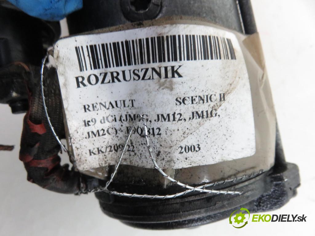 RENAULT SCENIC II (JM0/1_) MINIVAN 2003 1870,00 Rozruszniki kompletne 1870,00 Štartér D7R40 (Štartéry)