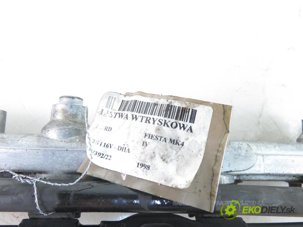 FORD FIESTA IV (JA_, JB_) HB 1998 1242,00 Listwy wtryskowe 1242,00 Lišta vstrekovacia 96AG14A390 (Vstrekovacie lišty)