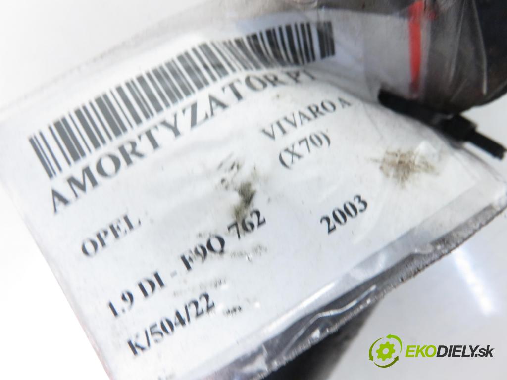 OPEL VIVARO A Skrzynia (X70) FURGON 2003 1870,00 Amortyzatory 1870,00 Tlmič pravé zadné