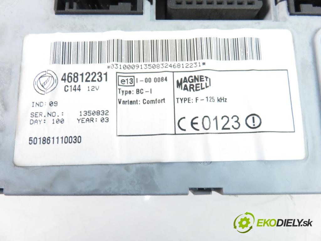 FIAT PUNTO (188_) HB 2001 1242,00 Skrzynki bezpieczników 1242,00 MODUL BSI 46812234