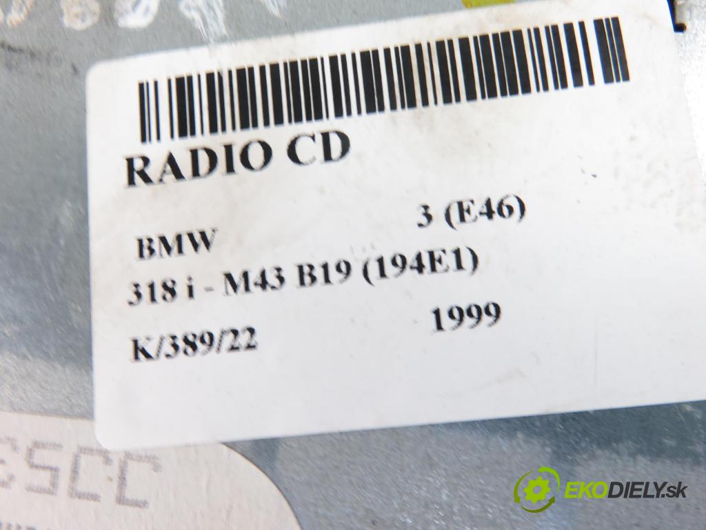 BMW 3 (E46) SEDAN 1999 87,00 318 i 118 - M43 B19 (194E1) 1895,00 RADIO Modul 8383147
