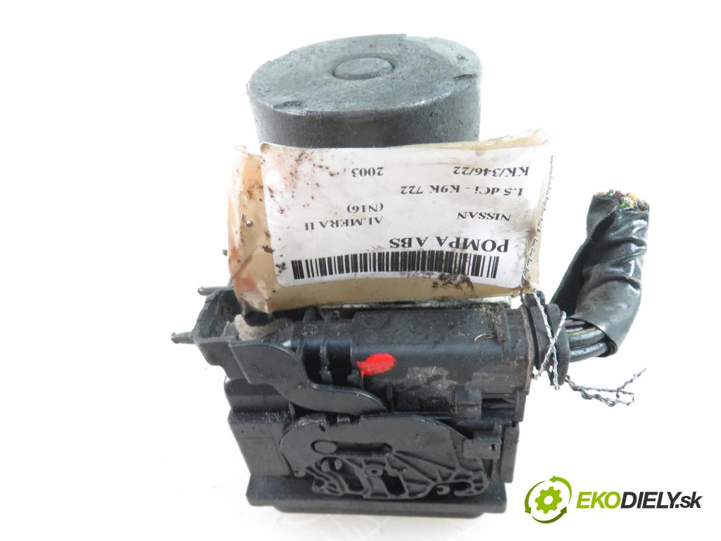 NISSAN ALMERA II Hatchback (N16) HB 2003 1461,00 Sterowniki ABS 1461,00 pumpa ABS 0265800364 (Pumpy brzdové)