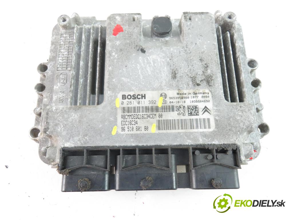 CITROEN XSARA PICASSO (N68) MINIVAN 2004 1560,00 Sterowniki silnika 1560,00 Riadiaca jednotka Motor 0281011392;9651060180
