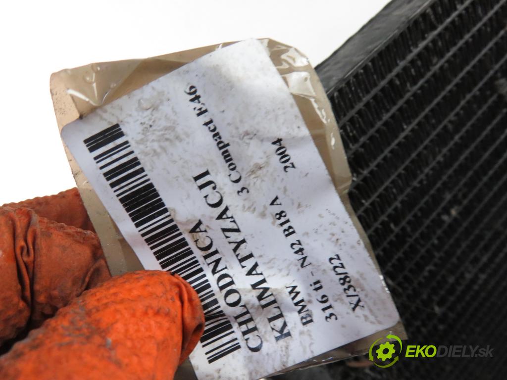 BMW 3 Compact (E46) COMPACT 2004 1796,00 Chłodnice klimatyzacji (skraplacze) 1796,00 chladič klimatizácie 8377614 (Chladiče klimatizácie)