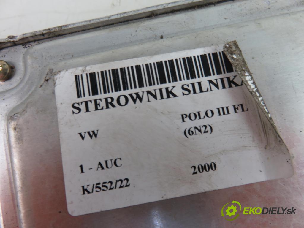 VW POLO (6N2) HB 2000 999,00 Sterowniki silnika 999,00 Riadiaca jednotka Motor 030906032AM;0261206750