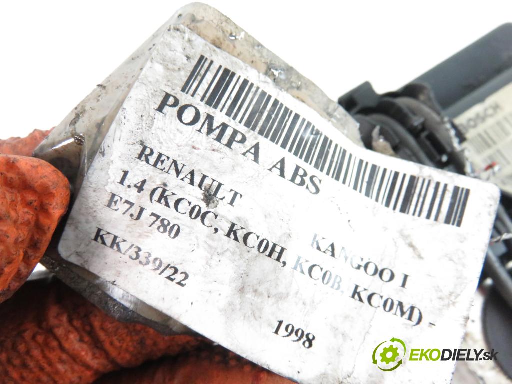 RENAULT KANGOO (KC0/1_) KOMBIVAN 1998 1390,00 Sterowniki ABS 1390,00 pumpa ABS 0273004142;7700840250 (Pumpy brzdové)