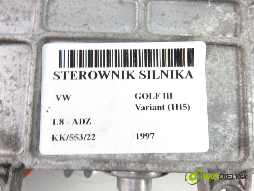 VW GOLF IV (1J1) HB 1998 1896,00 Sterowniki silnika 1896,00 řídící jednotka motora 0261203707;1H0907311P
