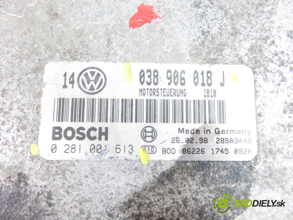 VW GOLF IV (1J1) HB 1998 1896,00 Sterowniki silnika 1896,00 Riadiaca jednotka Motor 038906018J;0281001613
