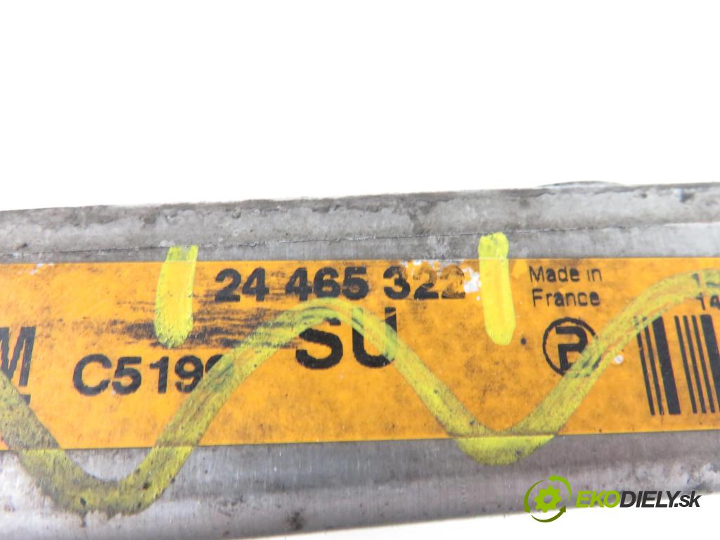 OPEL ZAFIRA A Nadwozie Wielkopojemne (MPV) (T98)  MINIVAN 2004 2172,00 Chłodnice klimatyzacji (skraplacze) 2172,00 chladič klimatizácie 24465322 (Chladiče klimatizácie)