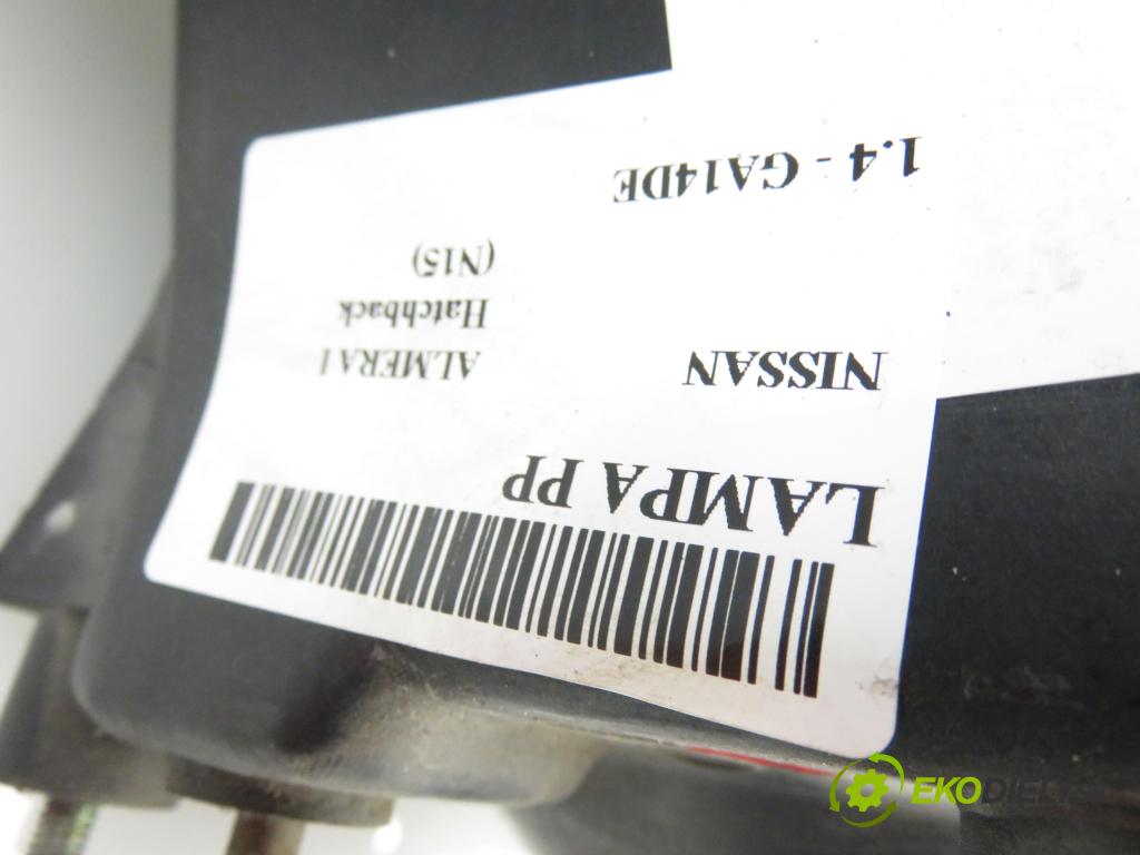 NISSAN ALMERA I Hatchback (N15) HB 1995 1392,00 Lampy przednie 1392,00 Svetlo PP