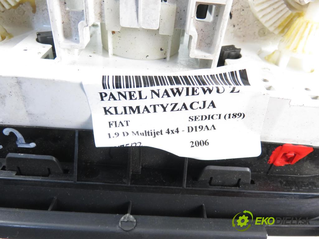 FIAT SEDICI (189_) CROSSOVER 2006 1910,00 Panele sterowania, przełączniki 1910,00 Panel kúrenia KLIMATIZACE: 71743212;7382479J0