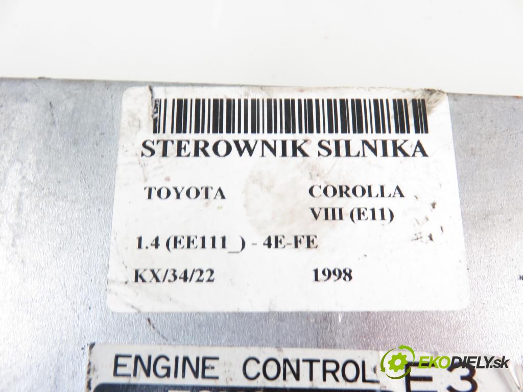 TOYOTA COROLLA Compact (_E11_) HB 1998 63,00 1.4 16V 86 - 4E-FE 1332,00 Riadiaca jednotka Motor 896611A760 ; 2110005200