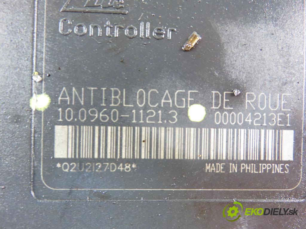 CITROEN C3 I (FC_) HB 2003 1398,00 Sterowniki ABS 1398,00 pumpa ABS 9641877280;10020600554;10096011213 (Pumpy brzdové)