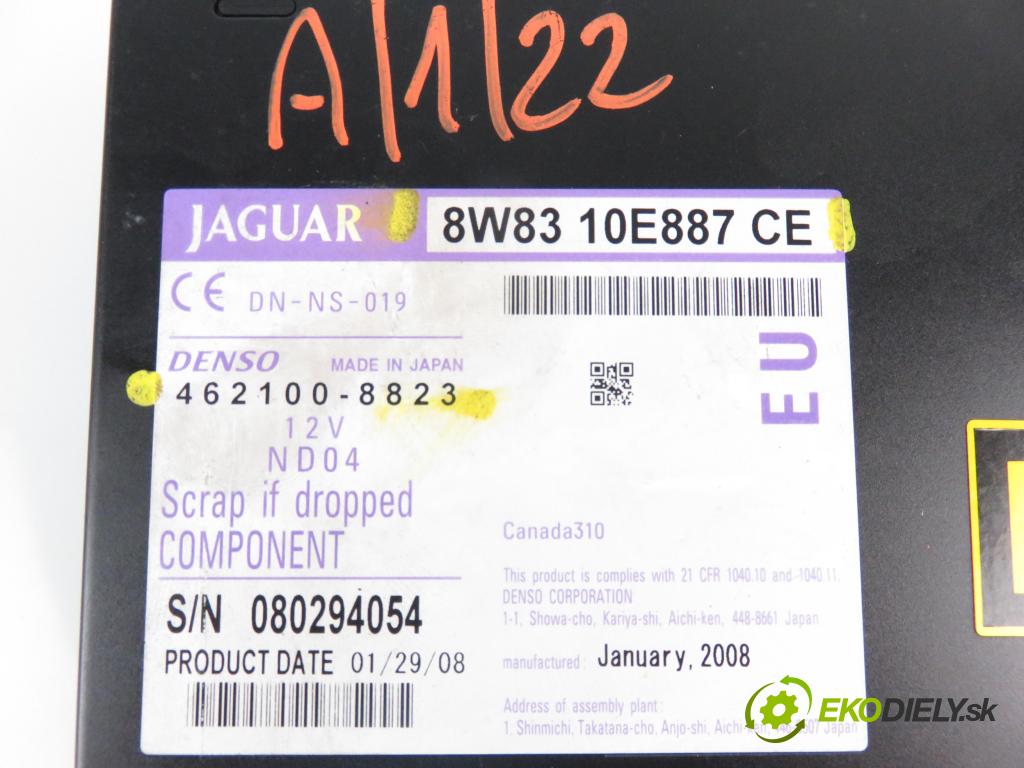 JAGUAR XF (X250) SEDAN 2009 2720,00 Pozostałe 2720,00 slot DVD/ EKRAN 8W8310E887CE;4621008823