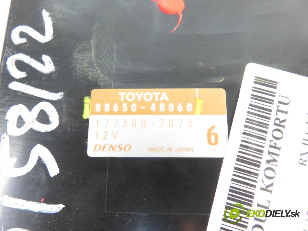 LEXUS RX (_U3_) SUV 2005 2995,00 Sterowniki i elementy elektryczne 2995,00 Riadiaca jednotka klimatizácie 8865048060; 1773007073 (Ostatné)