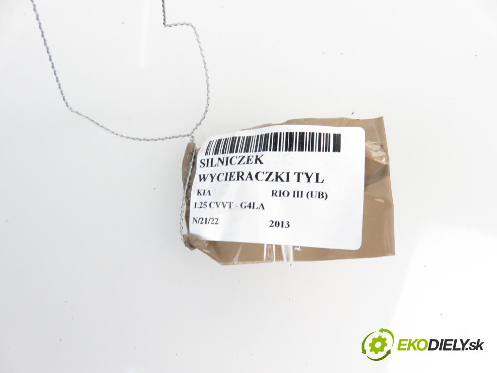 KIA RIO III (UB) HB 2013 63,00 1.25 CVVT 86 - G4LA 1248,00 Motorček stierače zadné 987001W000