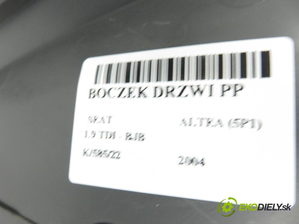 SEAT ALTEA (5P1) MINIVAN 2004 1896,00 Boczki drzwi 1896,00 čalúnenie Dvere PP 5P0867012