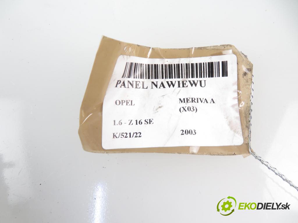 OPEL MERIVA A nadwozie wielkoprzestrzenne (MPV) (X03) MINIVAN 2003 1598,00 Panele sterowania, przełączniki 1598,00 Panel kúrenia 93329466
