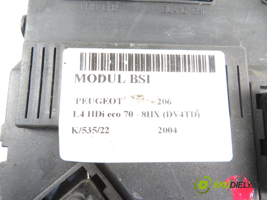 PEUGEOT 206 liftback (2A/C) HB 2004 1398,00 Skrzynki bezpieczników 1398,00 MODUL BSI S118085220E