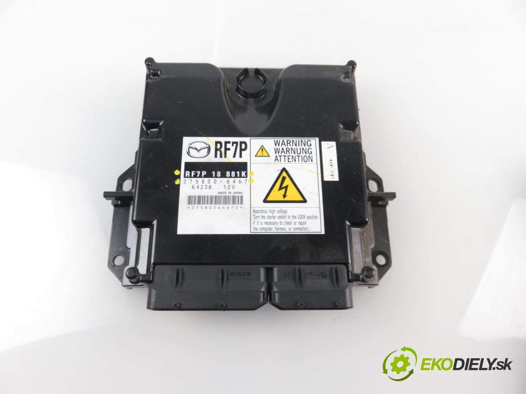 MAZDA 5 (CR19) MINIVAN 2006 1998,00 Sterowniki silnika 1998,00 Riadiaca jednotka Motor RF7P18881K;2758006467