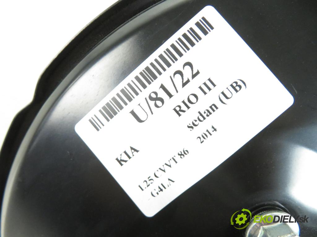KIA RIO III sedan (UB) SEDAN 2014 1248,00 Serwa hamulca 1248,00 Posilovač  (Servočerpadlá, pumpy riadenia)