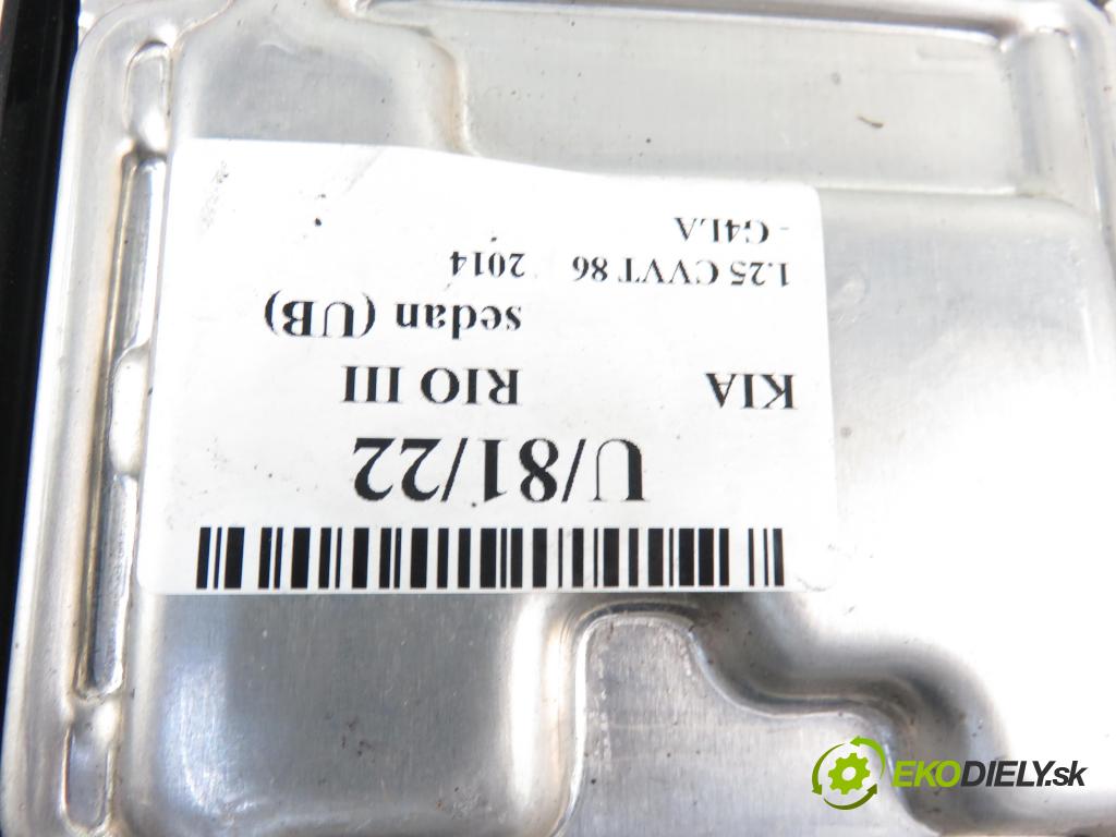 KIA RIO III sedan (UB) SEDAN 2014 1248,00 Sterowniki silnika 1248,00 Riadiaca jednotka Motor 3911103855