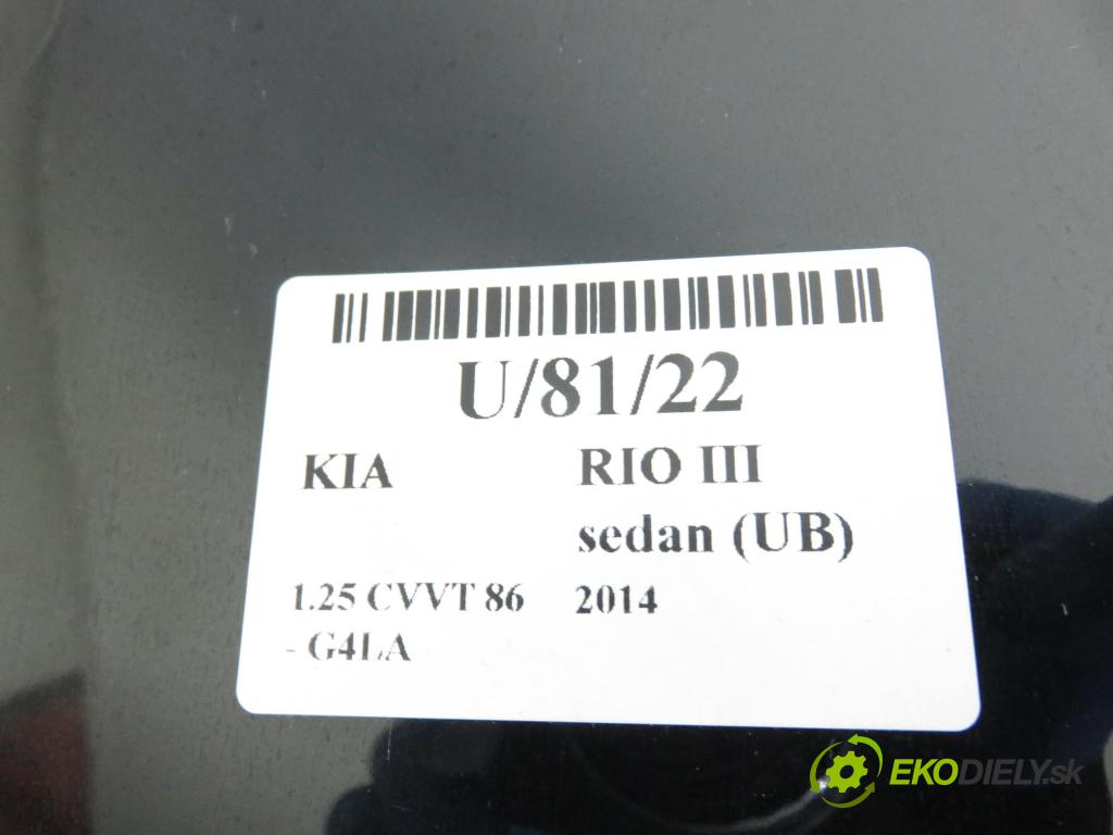 KIA RIO III sedan (UB) SEDAN 2014 1248,00 Zderzaki 1248,00 nárazník zadní část